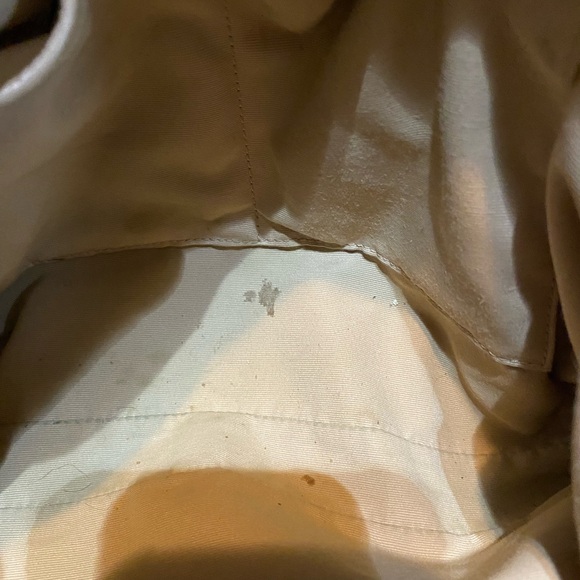 Coach double strap tan bag no A1757-F57545 3 compartment *Please note ink marks - Picture 5 of 14